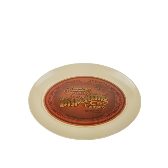 BROOKPARK LARGE MELMAC PLATTER COMMONWEALTH BEVERAGES DISPENSING CO. - Picture 11 of 11